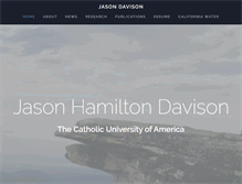 Tablet Screenshot of jasondavison.com